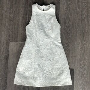 Alice and Olivia Coralia Lantern Dress With Open Back